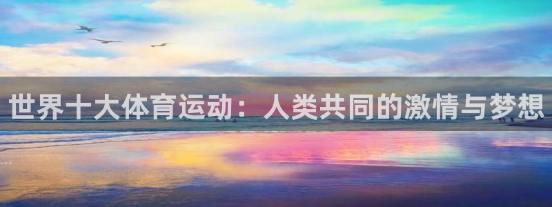 JJB竞技宝官网下载是干嘛的公司：世界十大体育运动：