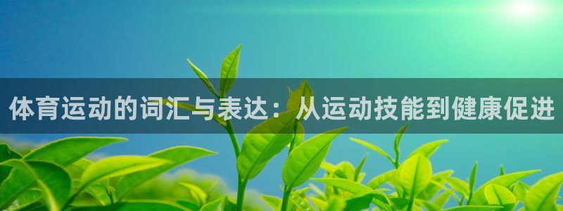 JJB竞技宝官网下载娱乐：体育运动的词汇与表达：从运动技能到